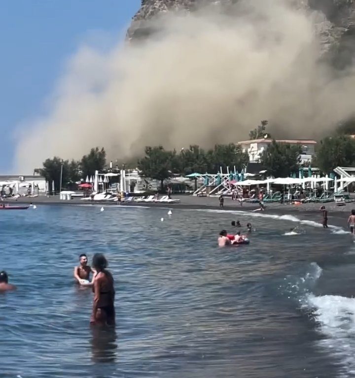 Terremoto en Nápoles, una montaña se derrumba en Procida