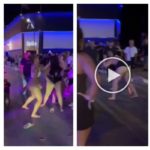 Turistas se pelean por un hombre, la pelea se vuelve viral (y él no interviene)