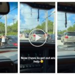 Mujer borracha se pelea en la calle y se atropella: el increíble video