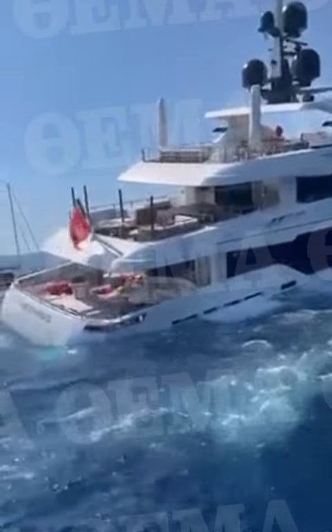 Luxusyacht sinkt in Griechenland: Besatzung vergaß offene Luke