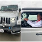 Coche en la playa masacra bandada de gaviotas, escena de terror filmada por nadadores