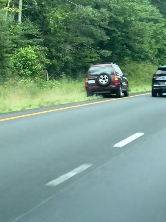 Guidatrice rabbiosa tenta sorpasso "off road" in autostrada e distrugge l'auto: video shock