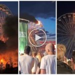 Horreur à la fête du village, incendie sur la grande roue pleine de monde