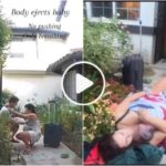 Esce per andare a partorire ma è troppo tardi: bimba nasce sullo zerbino e in diretta webcam