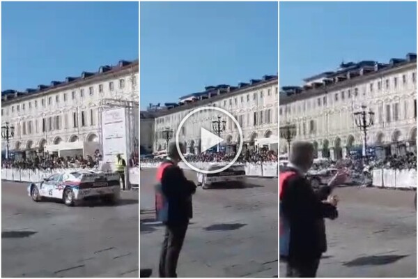 Coche entre la multitud en el Salón del Automóvil de Turín 2024: vídeo impactante