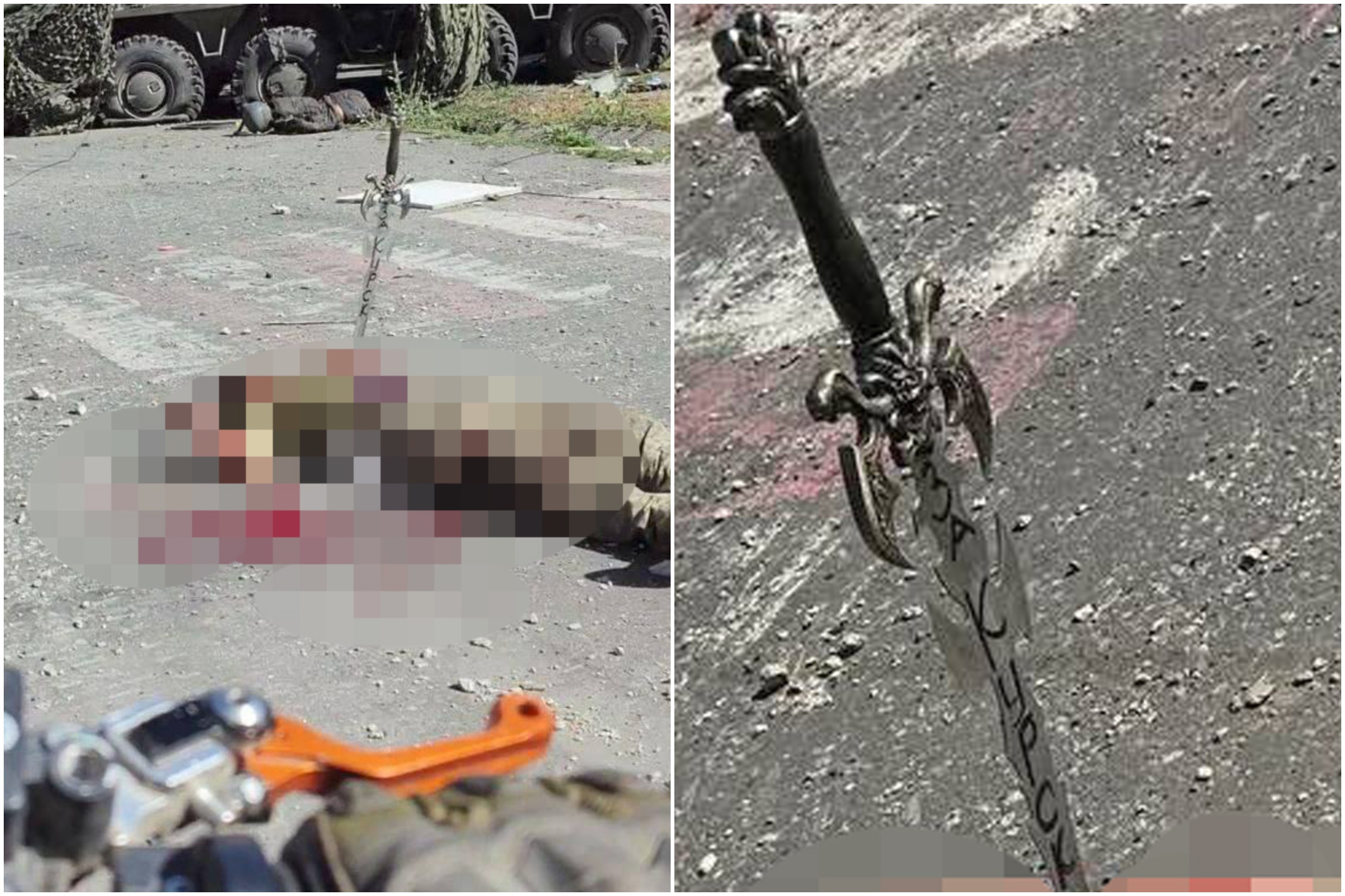 Brutale vendetta russa, prigioniero ucraino giustiziato con spada medievale