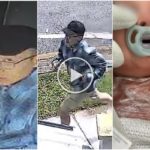 Café chaud sur le visage d'un nouveau-né dans le parc, le monstre recherché partout dans le monde