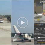 Collision entre deux avions au roulage, queue d'un Airbus sectionnée, passagers en fuite