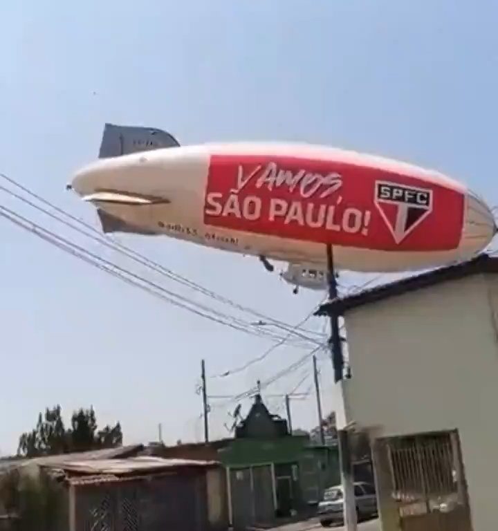 Dirigible se estrella en Sao Paulo: vídeo del accidente