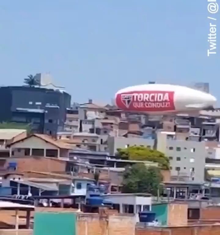 Dirigible se estrella en Sao Paulo: vídeo del accidente