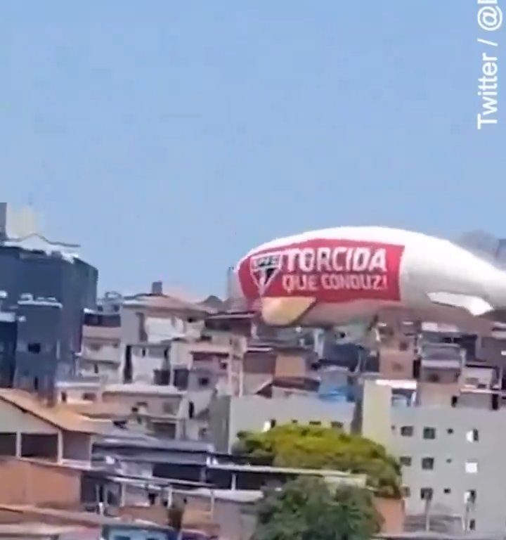 Dirigible se estrella en Sao Paulo: vídeo del accidente