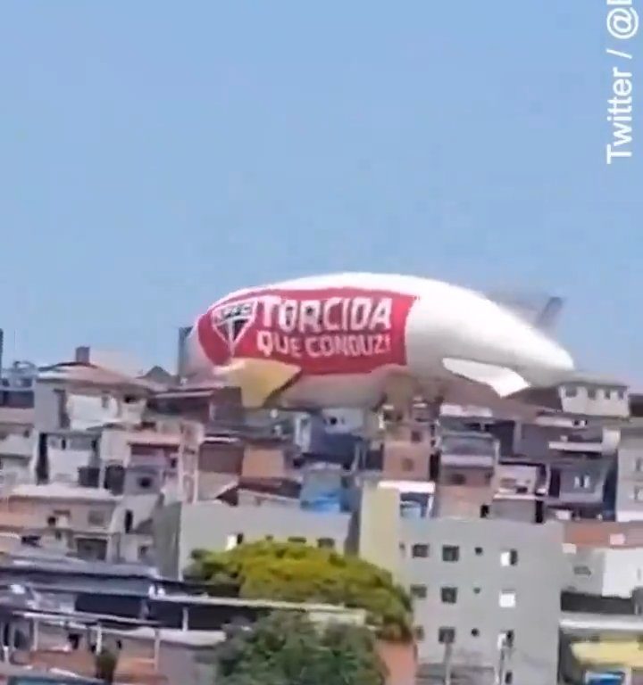 Dirigible se estrella en Sao Paulo: vídeo del accidente