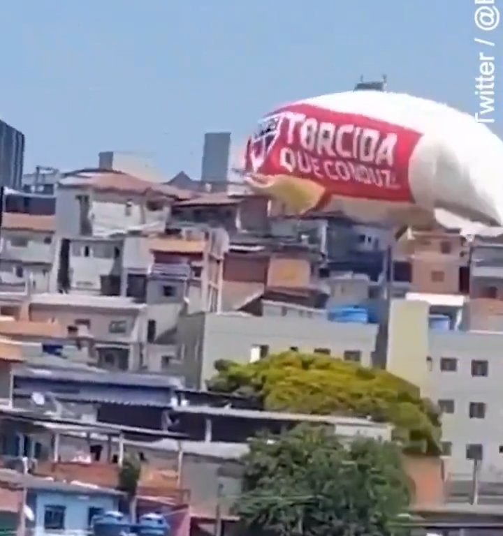 Dirigible se estrella en Sao Paulo: vídeo del accidente