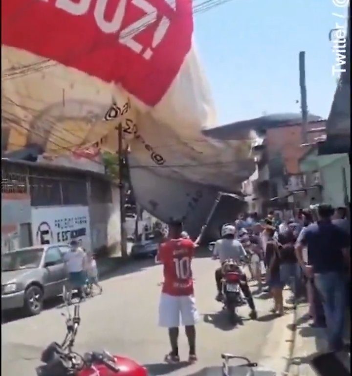 Dirigible se estrella en Sao Paulo: vídeo del accidente