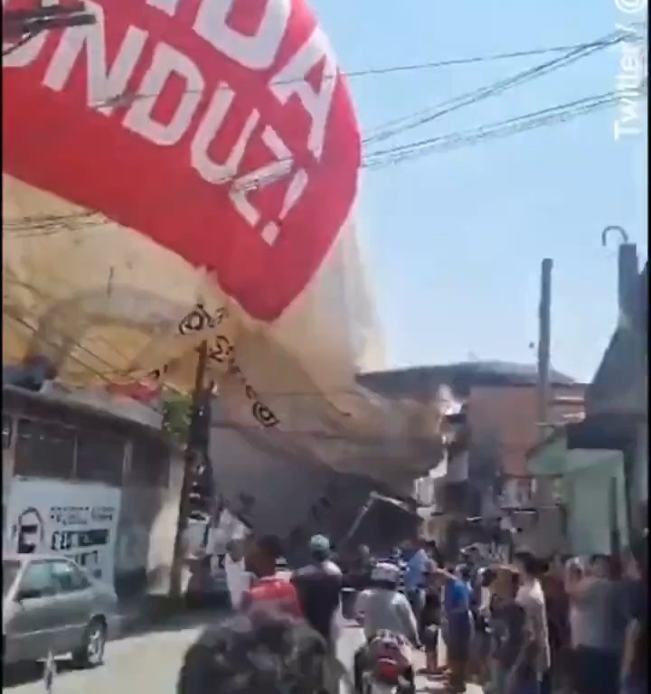 Un dirigeable s'écrase à Sao Paulo : vidéo de l'accident