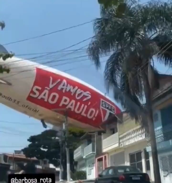 Dirigible se estrella en Sao Paulo: vídeo del accidente