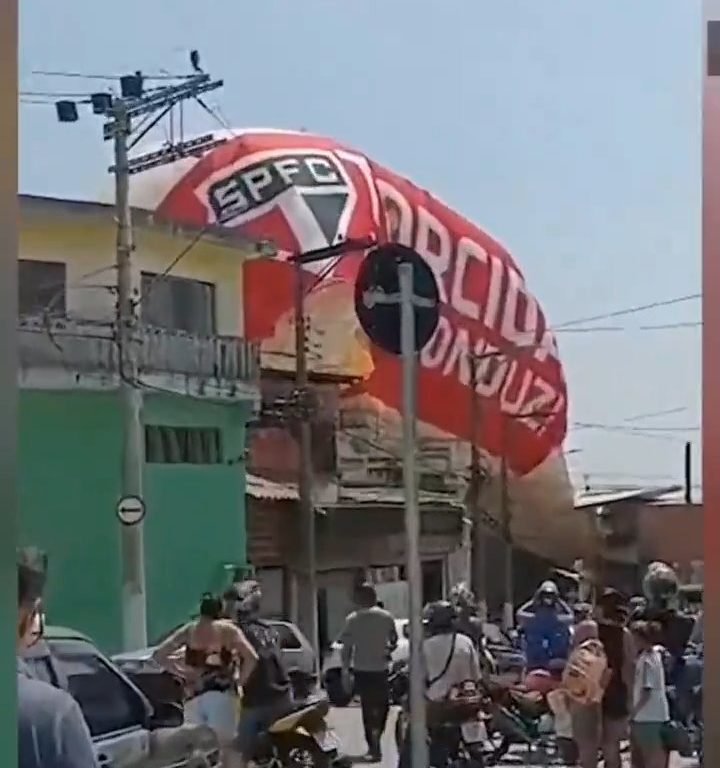 Dirigible se estrella en Sao Paulo: vídeo del accidente