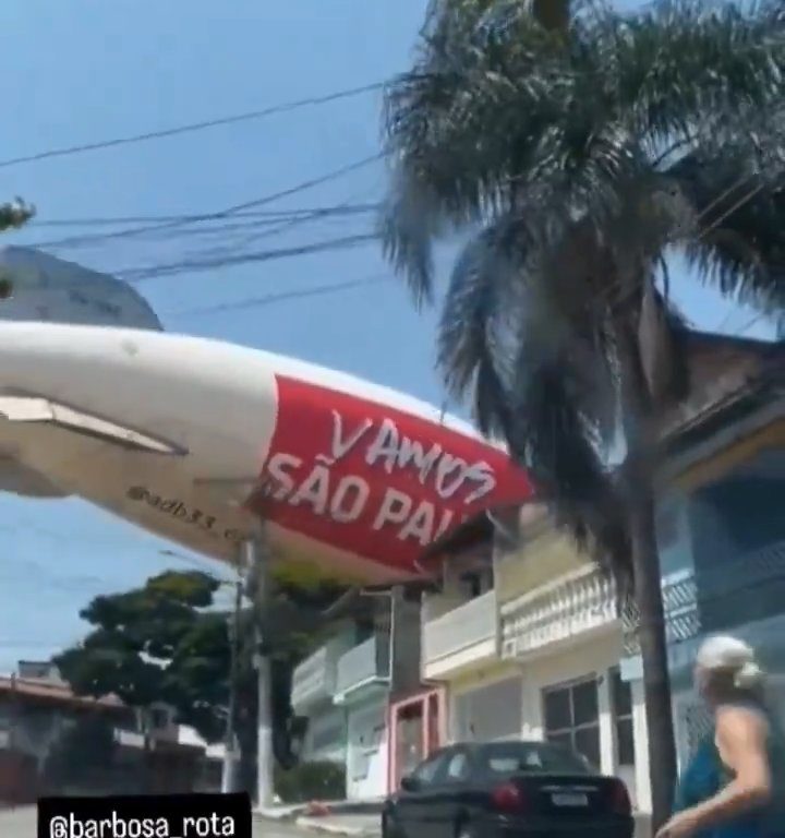 Dirigible se estrella en Sao Paulo: vídeo del accidente