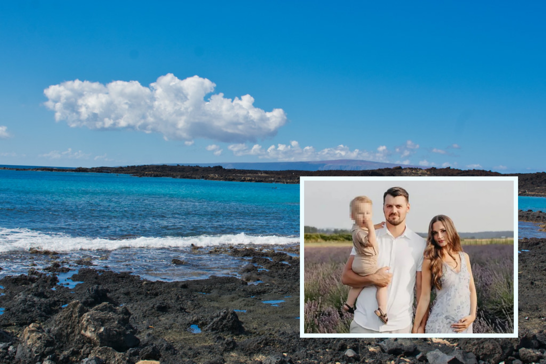 Dramma alle Hawaii, padre e madre, incinta, annegano resta orfano bimbo di 18 mesi