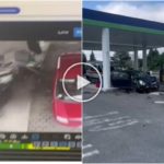 Il peggior guidatore del mondo: in 24 ore fa un frontale con un distributore di benzina e un'auto