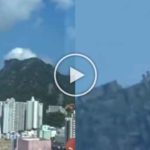 Prueba el zoom y descubre a una pareja haciendo el amor en la cima de la montaña.