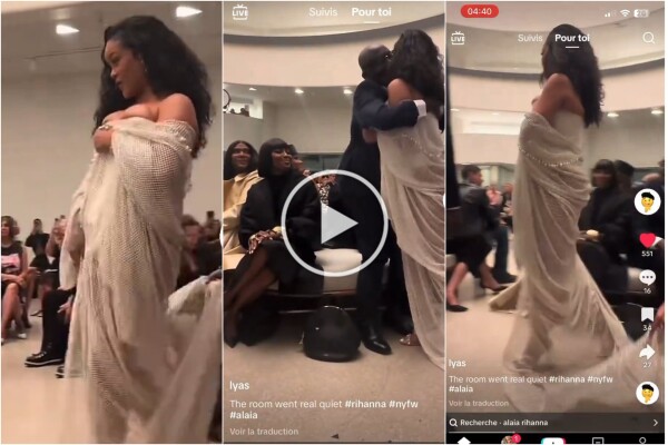 Rihanna ignora a Naomi Campbell durante desfile de moda: video viral