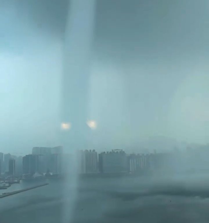 Waterspout erschüttert Hongkong, das hat es seit 1959 nicht mehr gegeben