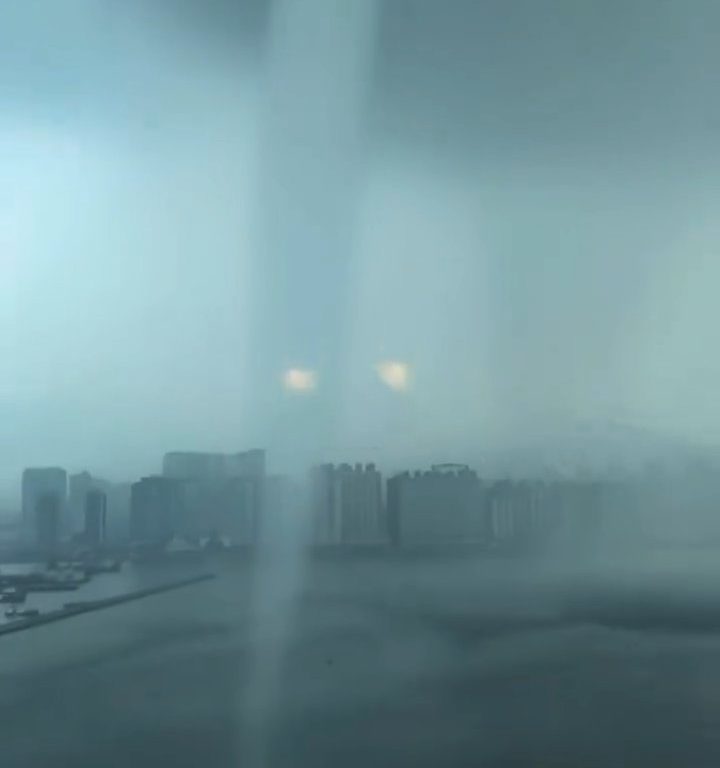 Waterspout erschüttert Hongkong, das hat es seit 1959 nicht mehr gegeben