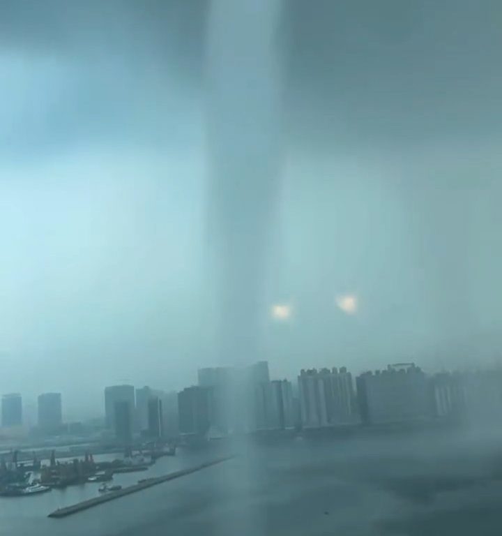 Waterspout erschüttert Hongkong, das hat es seit 1959 nicht mehr gegeben