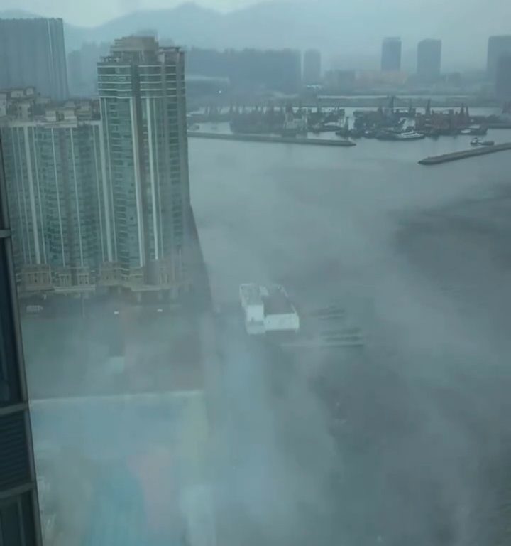 Waterspout erschüttert Hongkong, das hat es seit 1959 nicht mehr gegeben