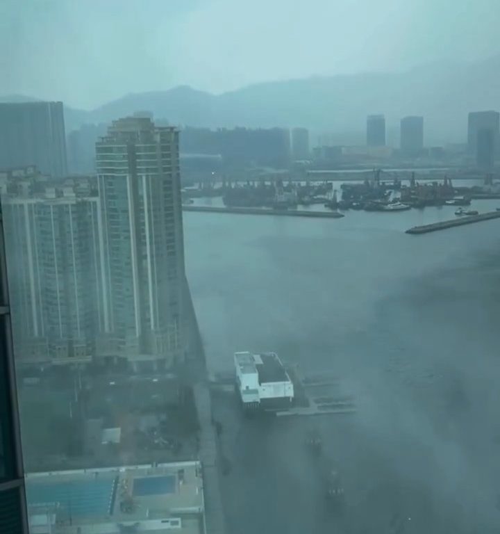 Waterspout erschüttert Hongkong, das hat es seit 1959 nicht mehr gegeben