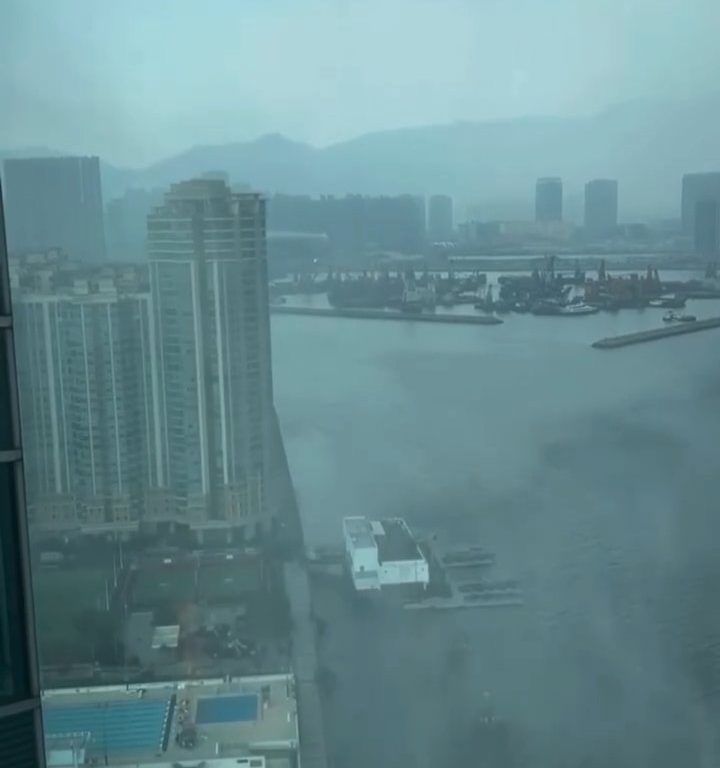 Waterspout erschüttert Hongkong, das hat es seit 1959 nicht mehr gegeben