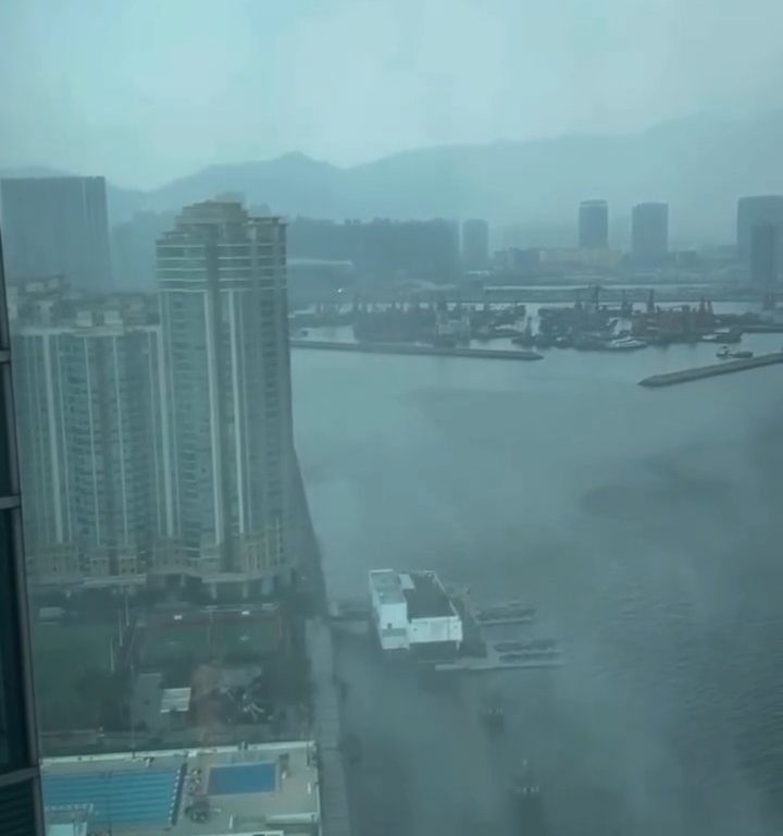 Waterspout erschüttert Hongkong, das hat es seit 1959 nicht mehr gegeben