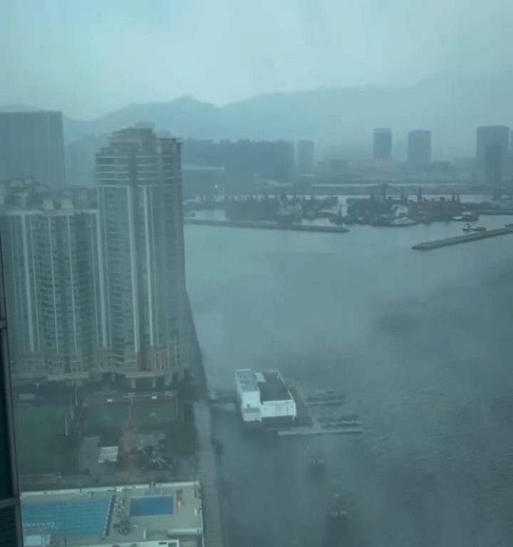 Waterspout erschüttert Hongkong, das hat es seit 1959 nicht mehr gegeben