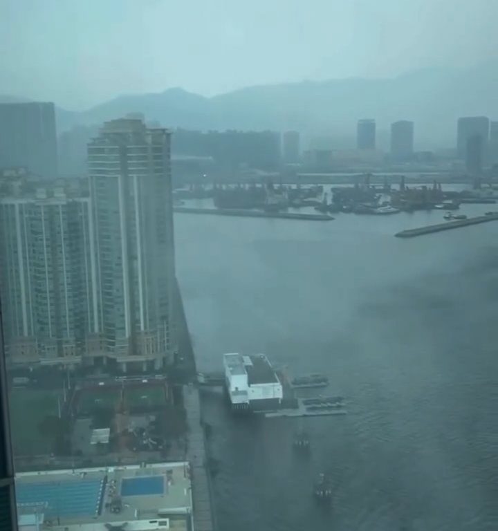 Waterspout erschüttert Hongkong, das hat es seit 1959 nicht mehr gegeben