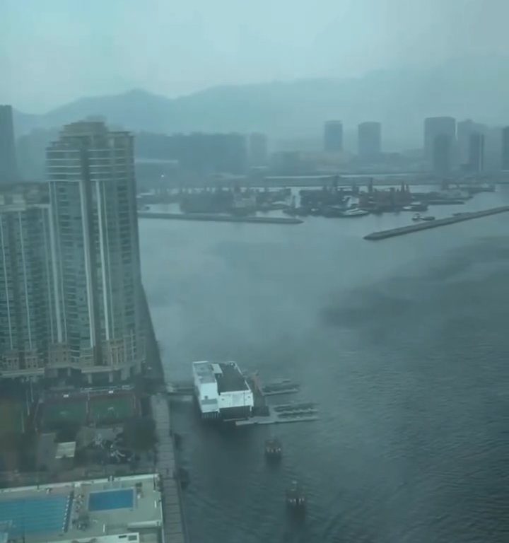 Waterspout erschüttert Hongkong, das hat es seit 1959 nicht mehr gegeben