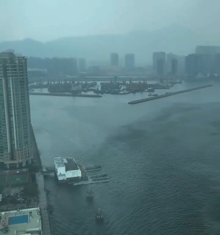 Waterspout erschüttert Hongkong, das hat es seit 1959 nicht mehr gegeben