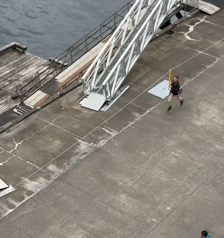 Turista perde la nave da crociera ma il finale è esilarante: video virale