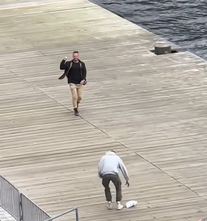 Turista perde la nave da crociera ma il finale è esilarante: video virale