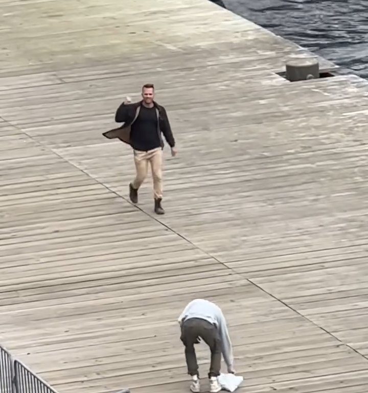 Turista perde la nave da crociera ma il finale è esilarante: video virale