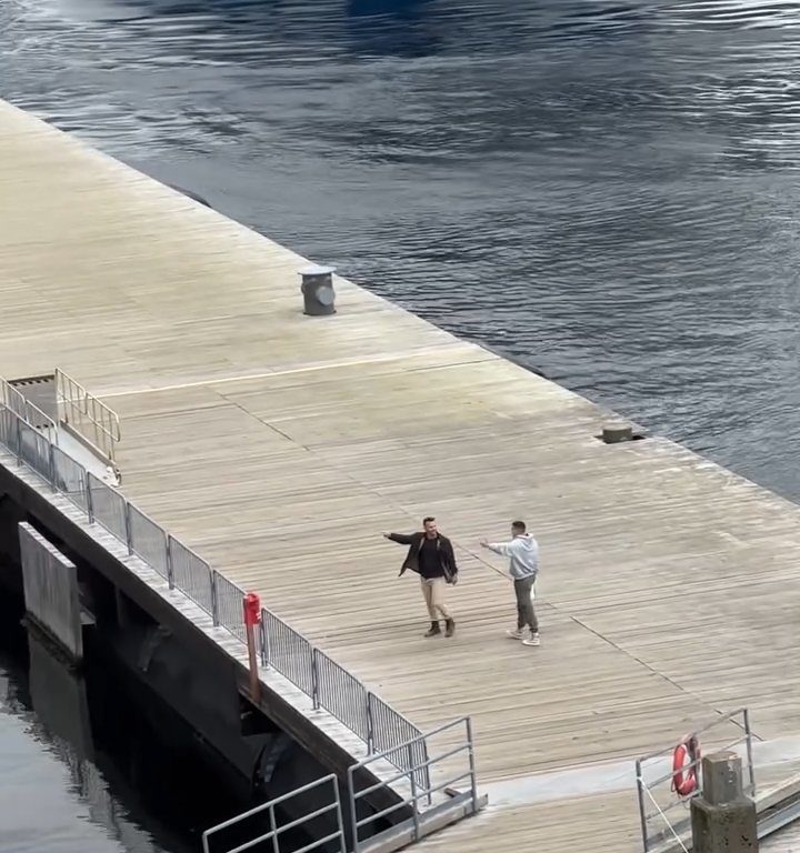 Turista perde la nave da crociera ma il finale è esilarante: video virale