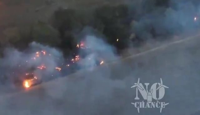 Ucrania y tropas rusas carbonizadas por un dron lanzallamas: vídeo impactante