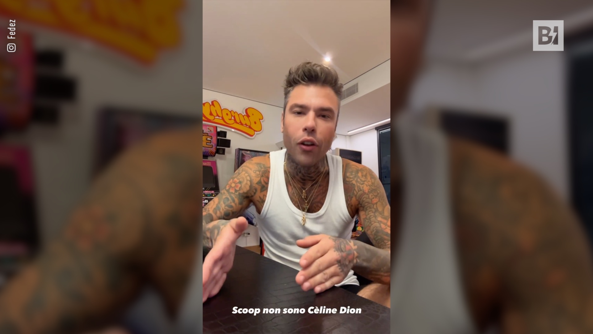 Salta l’autotune e Fedez stona: “Non sono Celine…