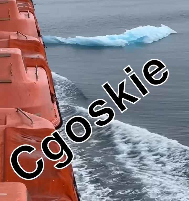 Riesgo de Titanic para crucero, iceberg contra casco: terror a bordo