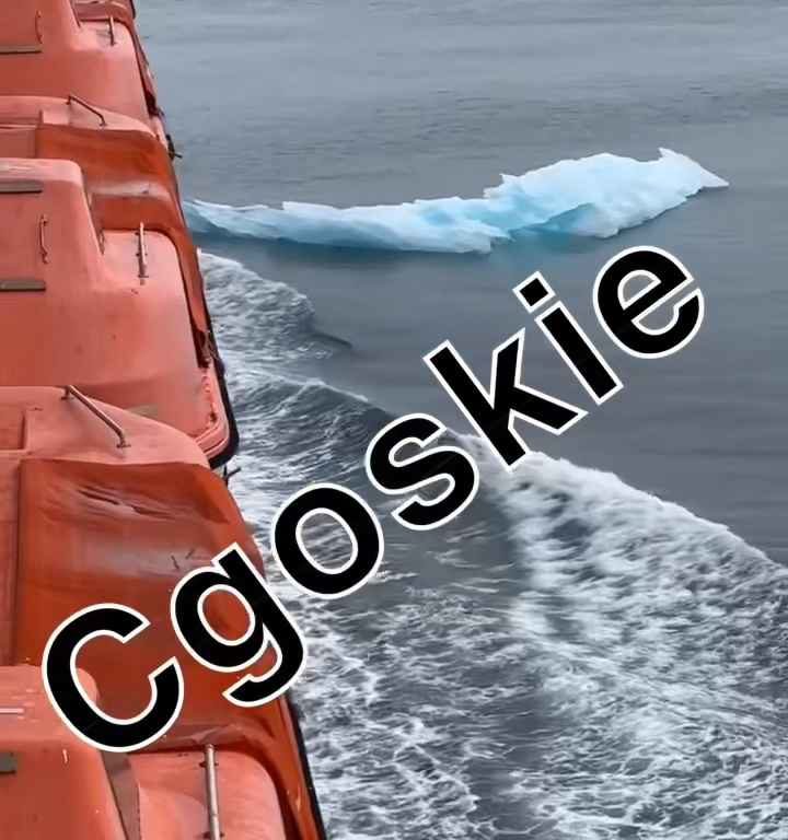 Riesgo de Titanic para crucero, iceberg contra casco: terror a bordo