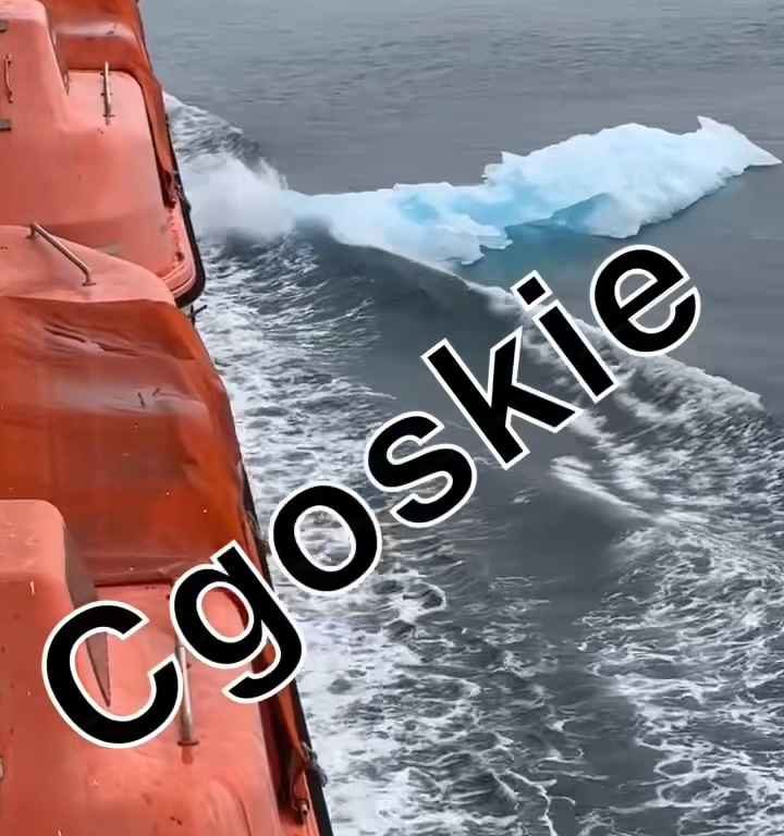 Riesgo de Titanic para crucero, iceberg contra casco: terror a bordo