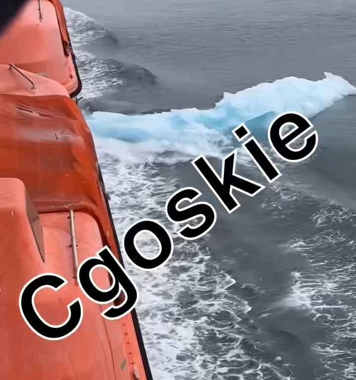 Riesgo de Titanic para crucero, iceberg contra casco: terror a bordo