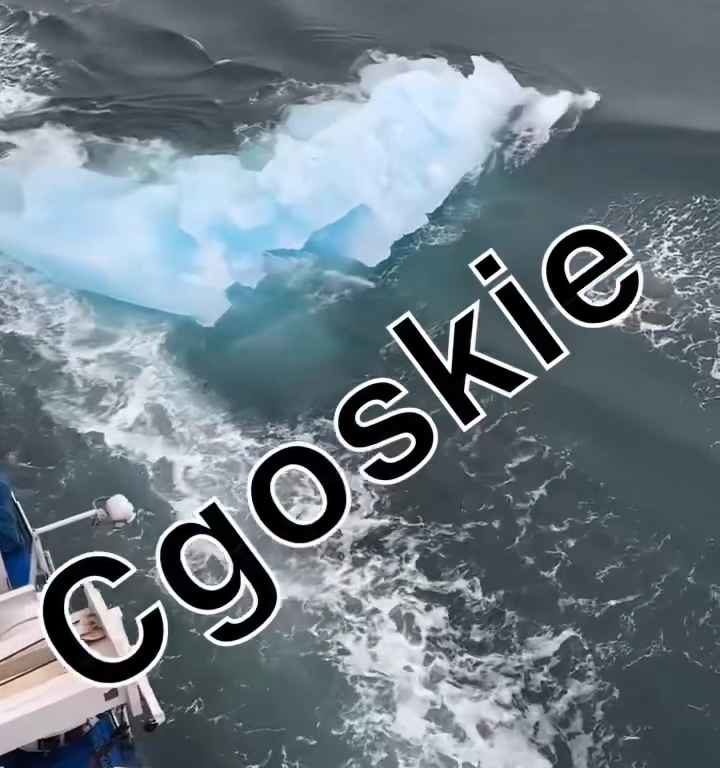 Riesgo de Titanic para crucero, iceberg contra casco: terror a bordo