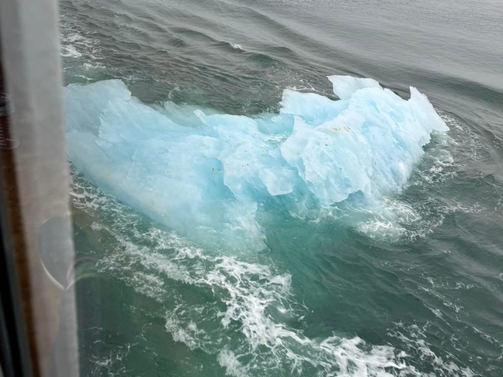 Riesgo de Titanic para crucero, iceberg contra casco: terror a bordo