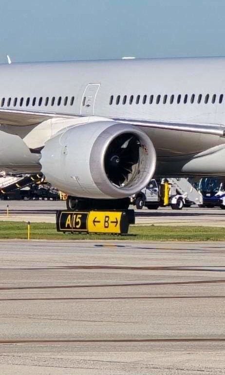 L'avion "dévore" un chariot à bagages avec moteur : l'accident filmé